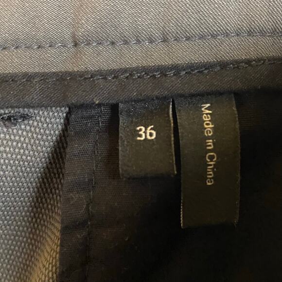 Theory Zaine Neoteric Polyamide Blend Gray Men Casual Pants Size 36x28 - Picture 5 of 8